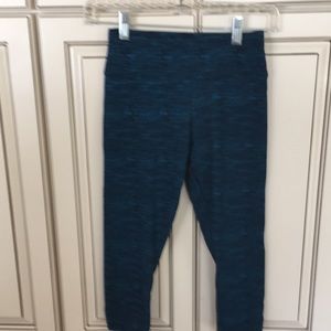 Teal work out capris